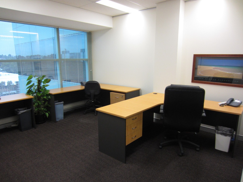 Internal view of norwest serviced office number 12 at Living Workspace