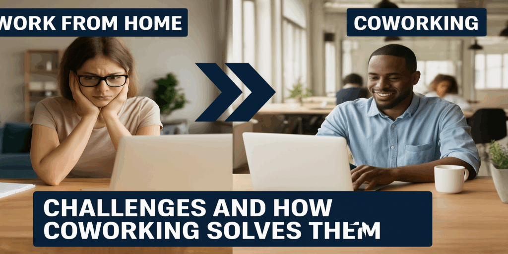 Work From Home challanges and how coworking solves them