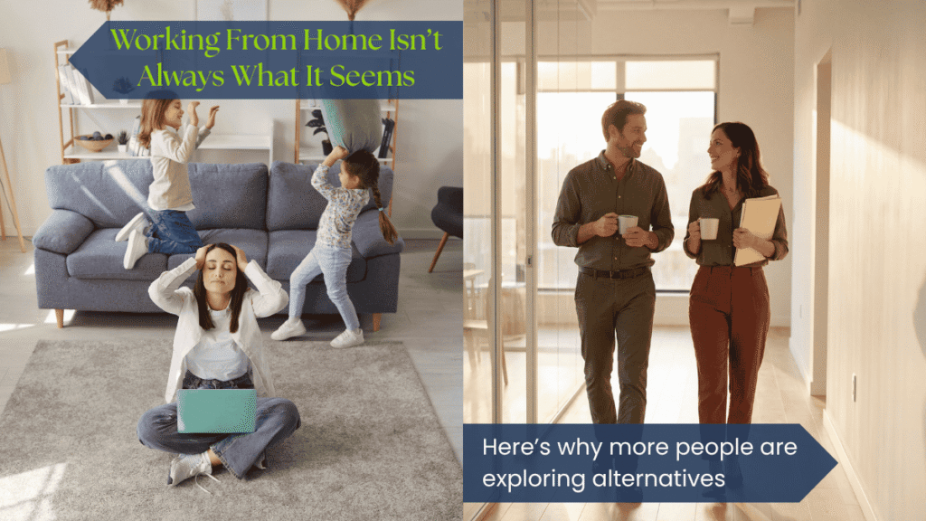alternatives to working from home Norwest workspace