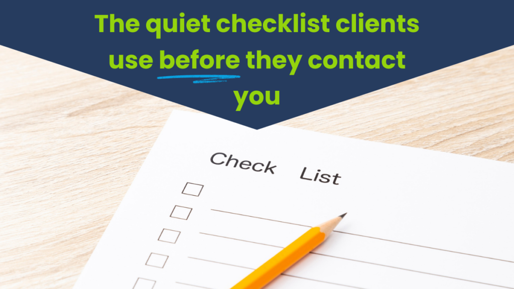 Professional business presence and how clients choose a business