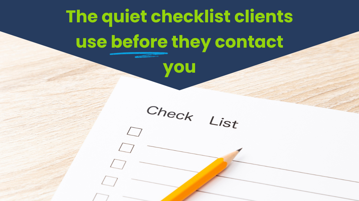 Professional business presence and how clients choose a business